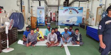ICG brings home ten rescued fishermen from Maldivian waters