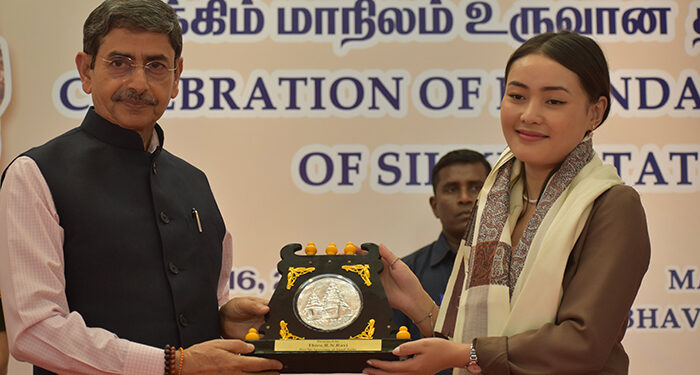 Tamil Nadu Governor celebrates Sikkim Foundation Day in Raj Bhawan