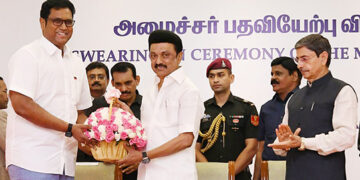 Cabinet reshuffle: Governor RN Ravi administers oath of secrecy to Rajaa
