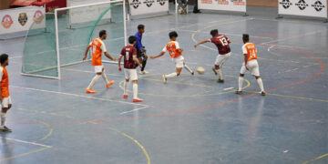 GS Futsal Championship: Baroda Football Academy bts Rising Sun Football Club by 7:1