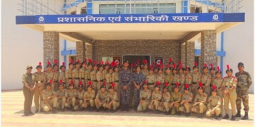 60 NCC girl cadets visit ICGS Jakhau for Combined Annual Training Camp
