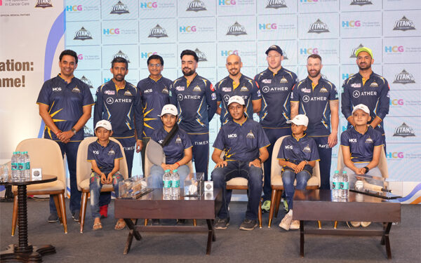 Pediatric Cancer Champs from HCG & Gujarat Titans players inspire each other beyond the game