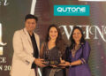 Qutone Tiles adjudged ‘Most Trusted Tile Brand’, bags GE Award from Madhuri Dixit