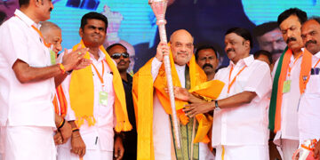 Shah blows poll bugle in TN: Cong, DMK are 2G, 3G and 4G parties, throw them out