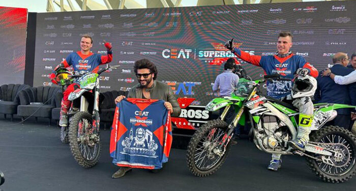 Arjun Kapoor launches world’s first-ever franchise-based CEAT Indian Supercross Racing League