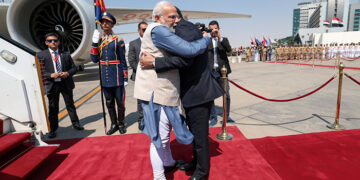 PM Modi arrives in Egypt on two-day state visit, gets ceremonial welcome