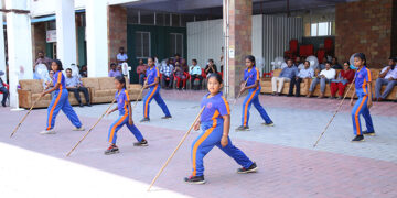 Tamil Nadu & Puducherry Income Tax HQs holds martial arts Silambam