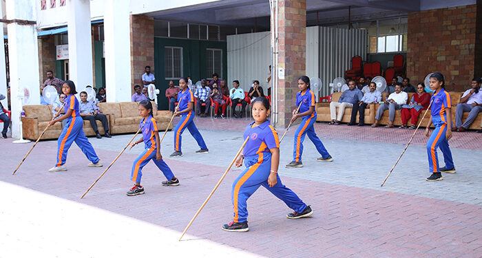 Tamil Nadu & Puducherry Income Tax HQs holds martial arts Silambam