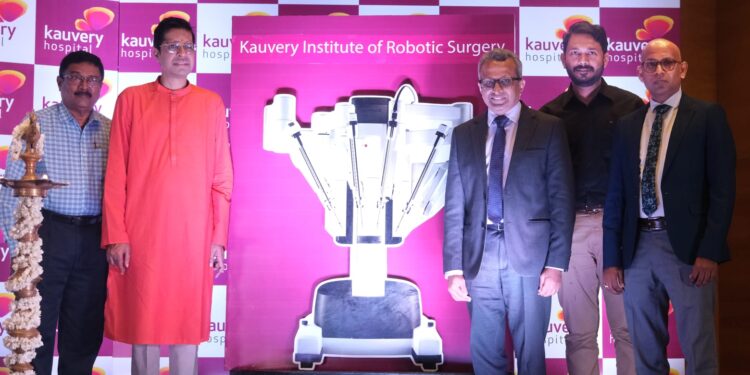 Kauvery Institute of Robotic Surgeries launched in medical tourism capital of India