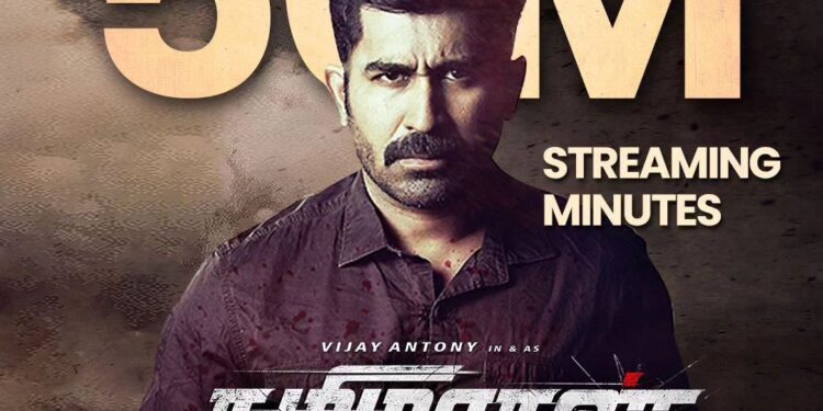Vijay Antony’s blockbuster ‘Tamilarasan’ crosses 50 M streaming minute views in ZEE5 OTT Platform