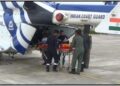 ICG carries out emergency medical evacuation of Romanian national from Arabian sea