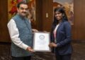 Yoga Instructor Smita Kumari at Adani Group sets a new Guinness World Record