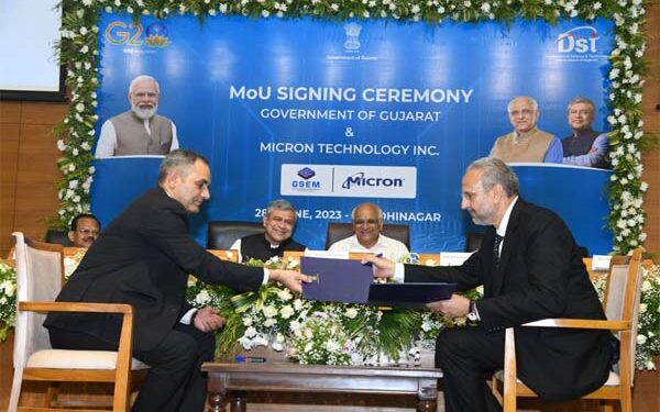 Gujarat govt, US firm Micron sign MoU for semiconductor plant in Sanand