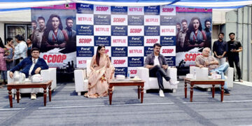 Director & co-creator, Hansal Mehta and the cast of Netflix’s ‘Scoop’ says Kemcho, Ahmedabad!