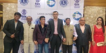 Lions Club of Ahmedabad Knowledge installs new president & his team
