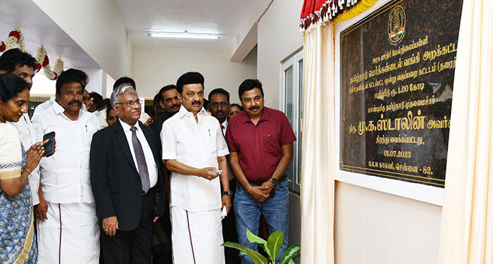 CSR: TN Chief Minister dedicates new classrooms of Govt HSS at GKM Colony