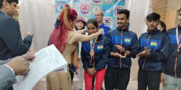Research scholar from Ramanathapuram dist bags 2 gold & 1 bronze in Asian Yogasana