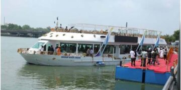 Amit Shah launches Made in India ‘Akshar River Cruise’ on Sabarmati Riverfront