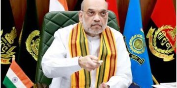 Amit Shah lays foundation stone of country’s first coop-run Sainik School in Mehsana