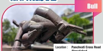 AMC installs sculptures under ‘Waste to Wealth Mission’ to create awareness