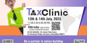 Direct Taxes Committee of ICAI holds ‘Tax Clinic’ in Ahmedabad on July 13, 14