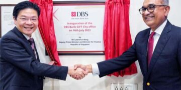 Singapore Finance Minister opens DBS Bank’s IFSC Banking Unit in GIFT City