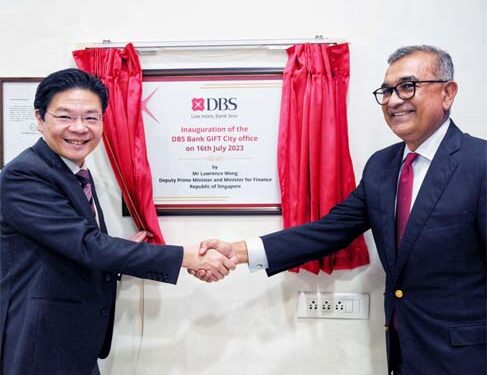 Singapore Finance Minister opens DBS Bank’s IFSC Banking Unit in GIFT City