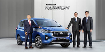 TKML unveils All-New Toyota Rumion – prestigious family car with MPV lineage