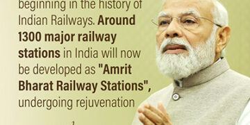 PM lays stone for redevelopment of 508 Rly Stations across the country