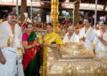 Tamil Nadu CM’s wife Durga offers Rs 14 lakh gold crown to Guruvayur temple
