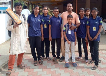 Three rural students trained by Isha excel in Kovai chess tournament