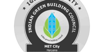 MET City becomes one of India’s largest IGBC Platinum Rated Greenfield Smart City, with Highest Score