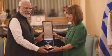 Greece confers PM Modi with Grand Cross of the Order of Honour