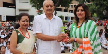 DPS Bopal resonates with patriotic fervor on 77th Independence Day