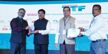 Karnataka Tourism Stand bags award for Best Design & Decoration at TTF Ahmedabad 2023