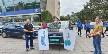 In 5 years, Tata Motors reaches 1 lakh sales milestone for EVs; takes out rally in Ahmedabad