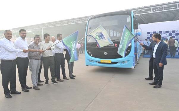 Celebrating 75 years, Ashok Leyland’s Dream Drive reaches Ahmedabad