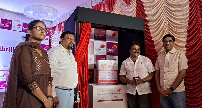 Kauvery Hospital installs device to help revive heart rhythm at Sivan Park, KK Nagar
