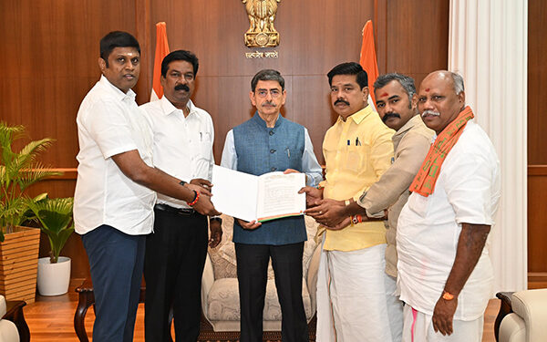 TN BJP leaders meet Guv Ravi against Udayanidhi as police file case against Amit Malviya