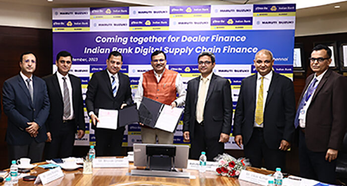 Indian Bank partners with Maruti Suzuki India Ltd for Supply-chain Finance
