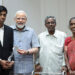 Prime Minister meets chess grandmaster, Praggnanandhaa along with his family