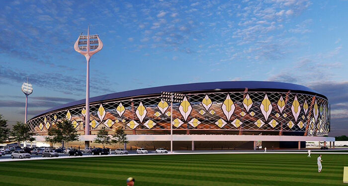 PM Modi lays foundation stone for Varanasi international cricket stadium