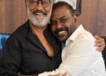 Actor-director Raghava Lawrence touches ‘Thalaivar’Rajinikanth’s feet to seek blessing