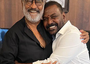 Actor-director Raghava Lawrence touches ‘Thalaivar’Rajinikanth’s feet to seek blessing