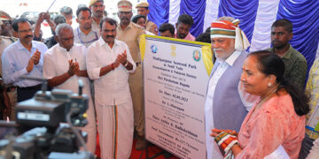 Rupala lays foundation stone for nation’s 1st seaweed park near Ramanathapuram