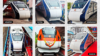 Govt working for transformation of Railways: PM Modi as he flags off 9 Vande Bharat trains