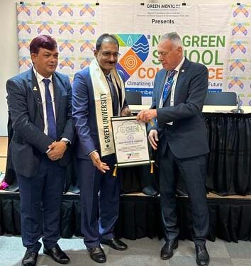 IIT Gandhinagar wins International Green University Award 2023 by Green Mentors-USA