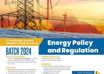 IITGN launches e-Master’s degree Programme in ‘Energy Policy and Regulation’ – Admissions open for Jan 2024