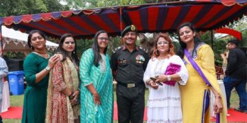 Biz Treez members celebrate Raksha Bandhan with Army Jawans at Golden Katar in Ahmedabad