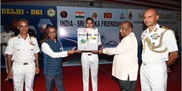India’s first indigenously built Destroyer, INS Delhi, ends successful goodwill visit to Colombo